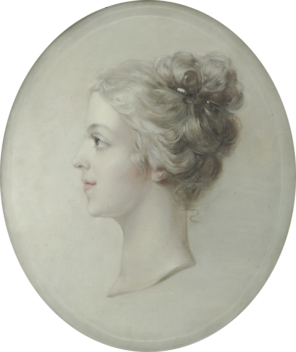 Portret Zofii z Czartoryskich Zamoyskiej, córki Adama Kazimierza Czartoryskiego, późniejszej Stanisławowej Zamoyskiej, autor nieznany, połowa XIX wieku; płótno, olej; nr inw. MPK/MR/107 Obraz jest portretem głowy młodej kobiety w ujęciu profilowym. Utrzymany w tonacji jasnych, rozbielonych szarości, miejscami pojawiają się jasne róże. Twarz Zofii jest pociągła, czoło wysokie, nos, niezbyt długi, dołem lekko zadarty. Jej usta są pełne, różowe a podbródek delikatny w regularnym wykroju. Portretowana ma duże oczy i brwi gęste, ciemne, dość cienkie. Włosy lekko falowane i bujne, zebrane w wysoko upięty kok.